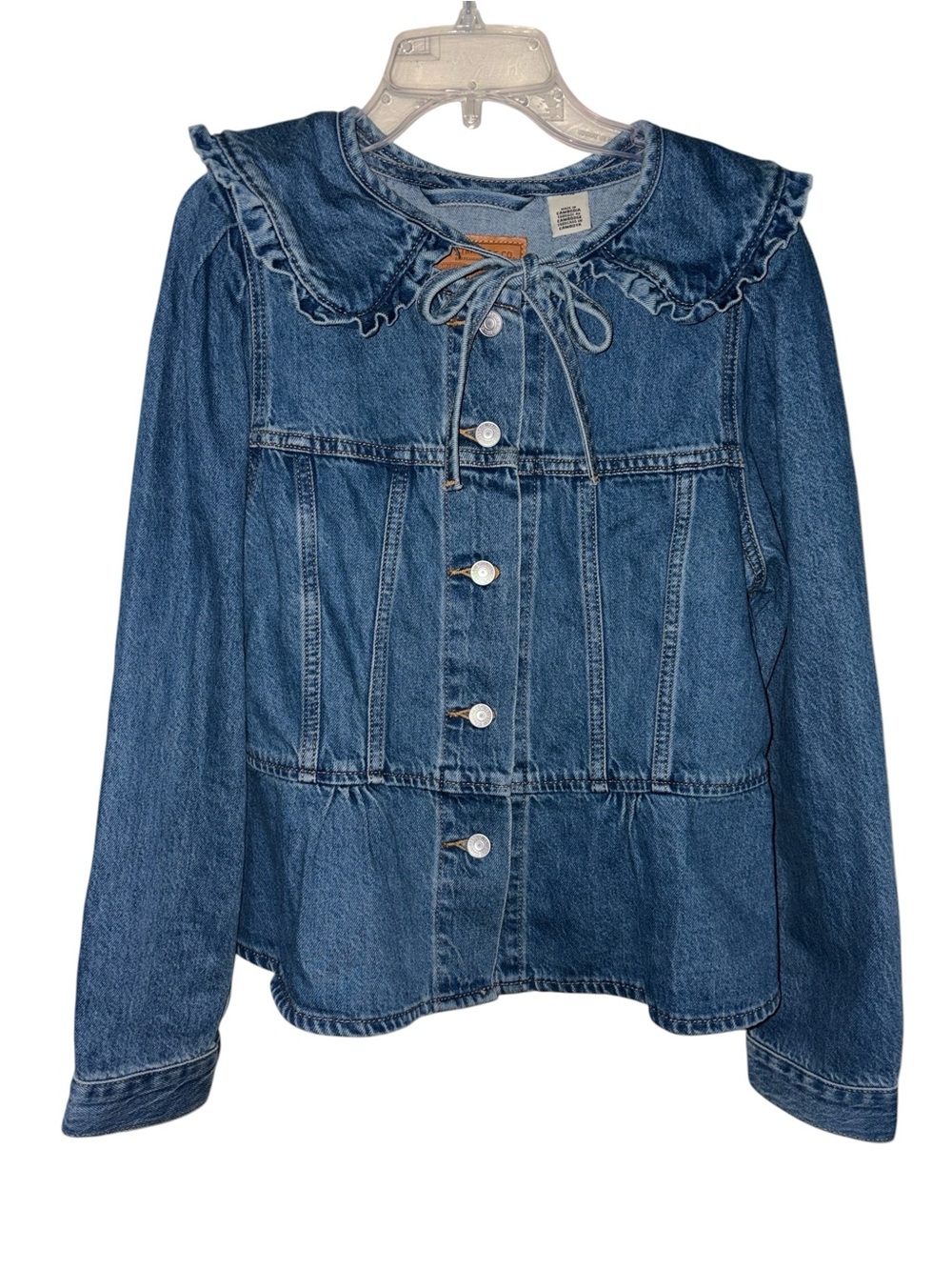 Anthropologie x Levi’s Cottagecore Prairie Trucker Jacket, Med Wash Size M - Picture 3 of 8